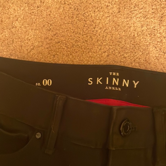 White House Black Market black denim jeans - Picture 2 of 2